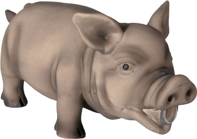 Jollypaw Schwein, Original-Tierstimme, Latex, 21 cm - Bild 1