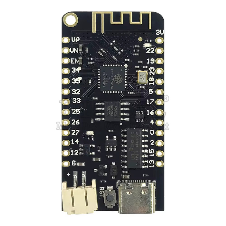 BT-WLAN-Modul UICPAL für MicroPython-Entwicklungsboard mit Bluetooth, Wi-Fi, Lithium-Batterie-Schnittstelle, 4MB Flash-Speicher und USB Typ-C in Schwarz - Bild 4
