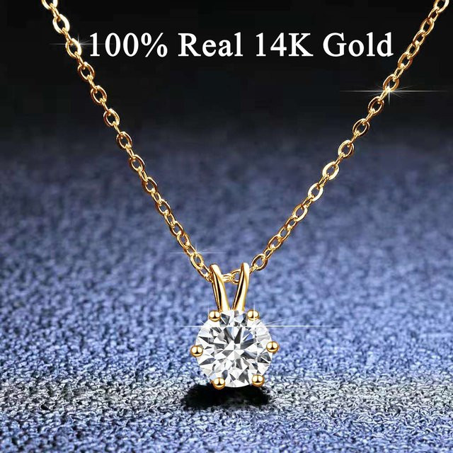 LONGUE VUE Halskette, 585 Gold, Diamant, Damen - Bild 1