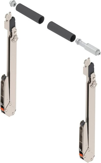 Blum Klappenbeschlag-Set Aventos HL TOP 22L3900 für Kraftspeicher, Farbe: Silber, Material: Stahl, vernickelt, Breite: 480-580 mm - Bild 1