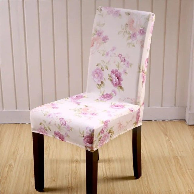 Elastischer Stretch-Stuhlbezug von BC-Warm Home für Esszimmerstühle, Mehrfarbig - Bild 1