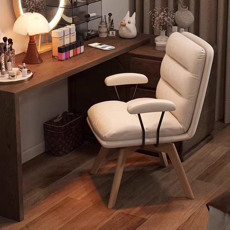 DUTRIEUX Executive Bürostuhl in Weiß mit Armlehnen und Kunstleder-Polsterung für Home-Office und Wohnzimmer - Bild 3