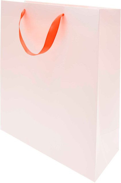 Rico Design Paper Poetry Geschenktüte in Rosa, B/T/H: 26 x 12 x 32 cm - Bild 1