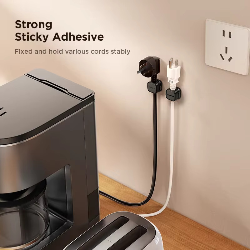 Joyroom Magnetischer Kabel-Organizer zur Schreibtischunterseite, verstellbare Kabelhalterung für dein Kabelmanagement in Schwarz oder Weiß - Bild 5