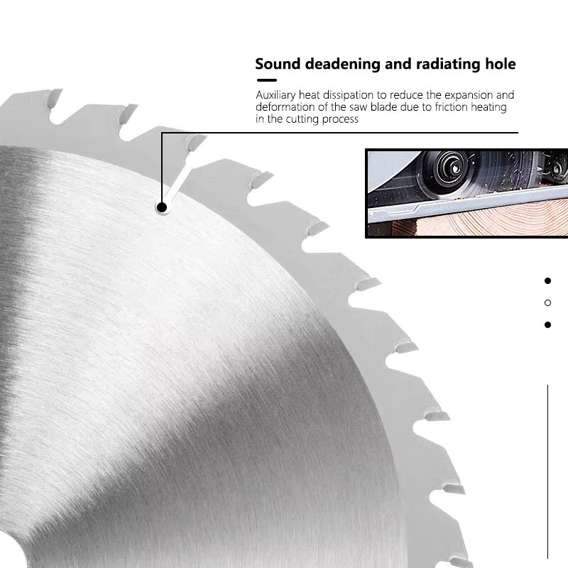 XCAN 5er Set Holzsägeblätter für Multifunktions-Elektrowerkzeuge, 85 mm Durchmesser, Farbe Silber - Bild 2