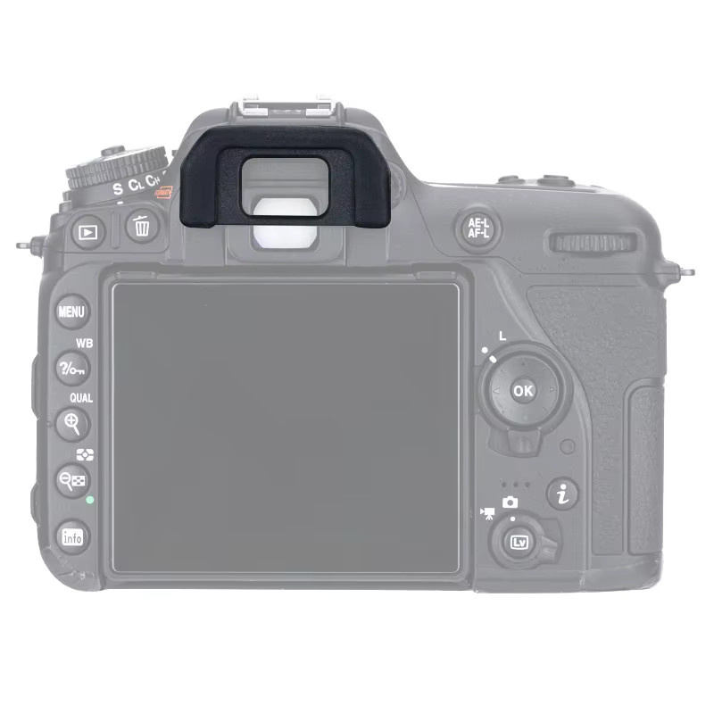 Nikon DK-28 Augenmuschel aus weichem Gummi in Schwarz als Ersatz für die Nikon D7500 DSLR Kamera - Bild 3