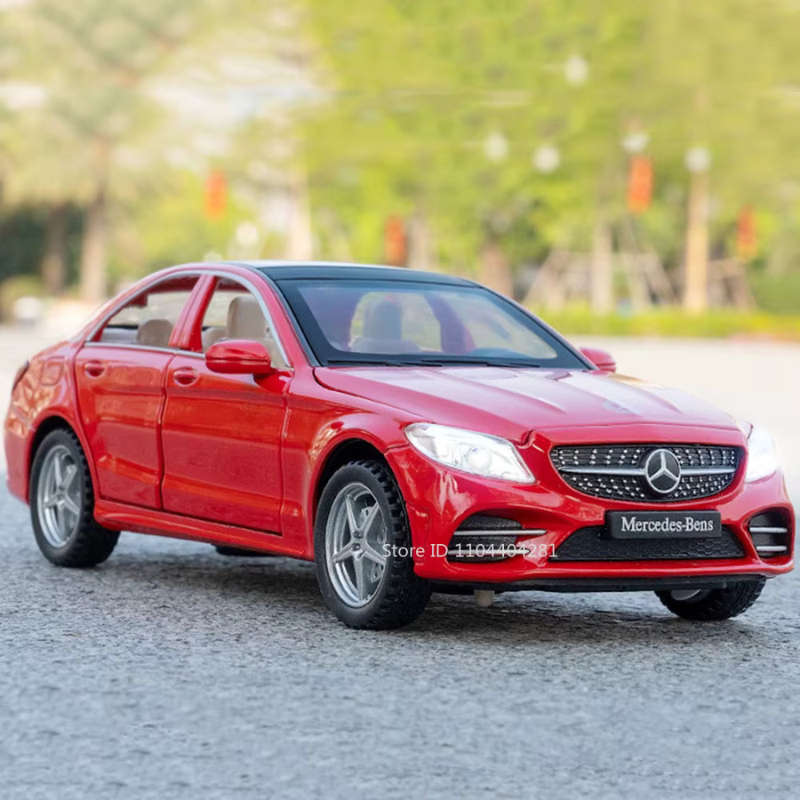 RMZ city C260L E300L Legierungsdruckguss-Modell, Spielzeugauto, 1:32, mit Licht und Ton - Bild 3