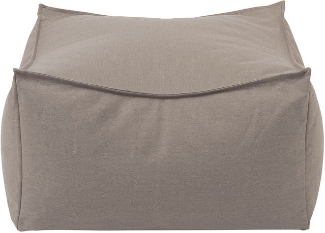 Blomus Pouf Stay Outdoor Soft Body in Earth Tönen, UV-beständig und wasserabweisend - Bild 1