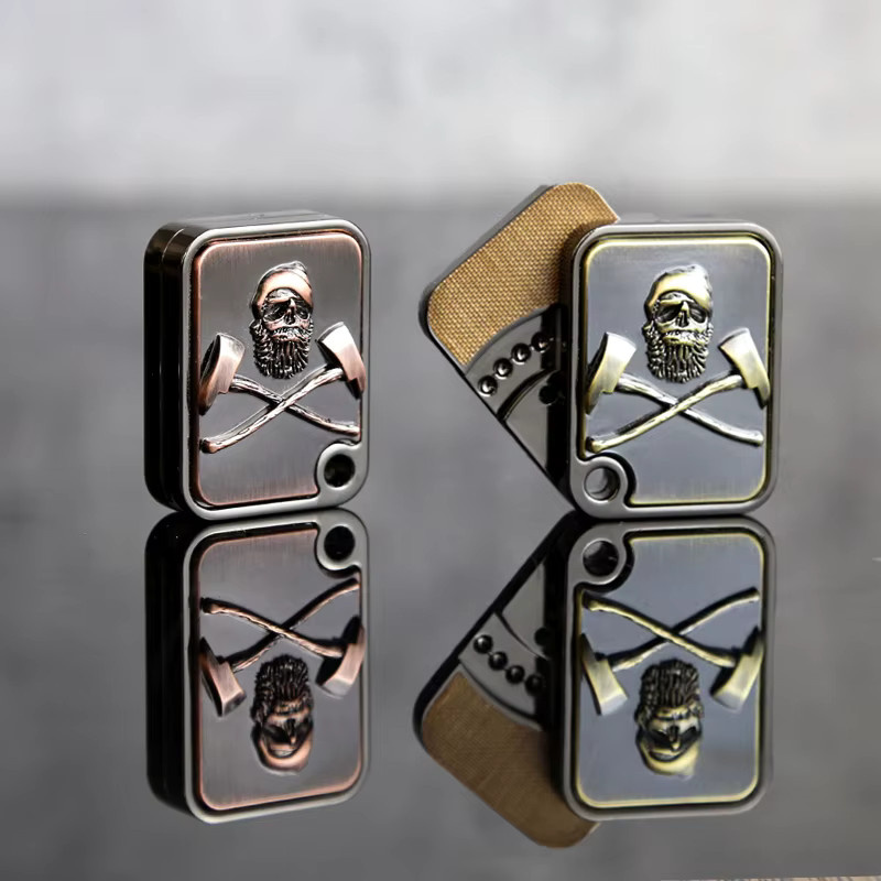 AHHLCLT EDC Zinklegierung 3D-Schädel, magnetisches Stressabbau-Spielzeug, Push-Slider, taktiles sensorisches Werkzeug - Bild 4