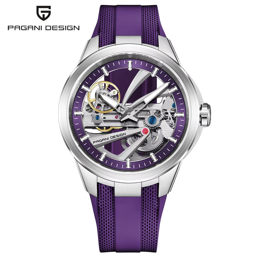 Pagani Automatik-Armbanduhr, Edelstahl, Saphirglas, Herren - Bild 7