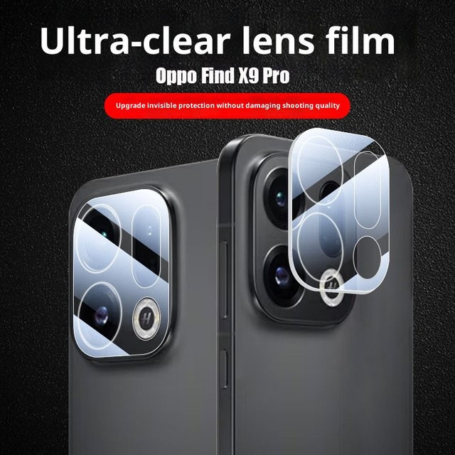 Oppo Find X9 Pro Kamera Objektiv Schutz aus gehärtetem Glas, transparent, 1-3 Stück - Bild 1
