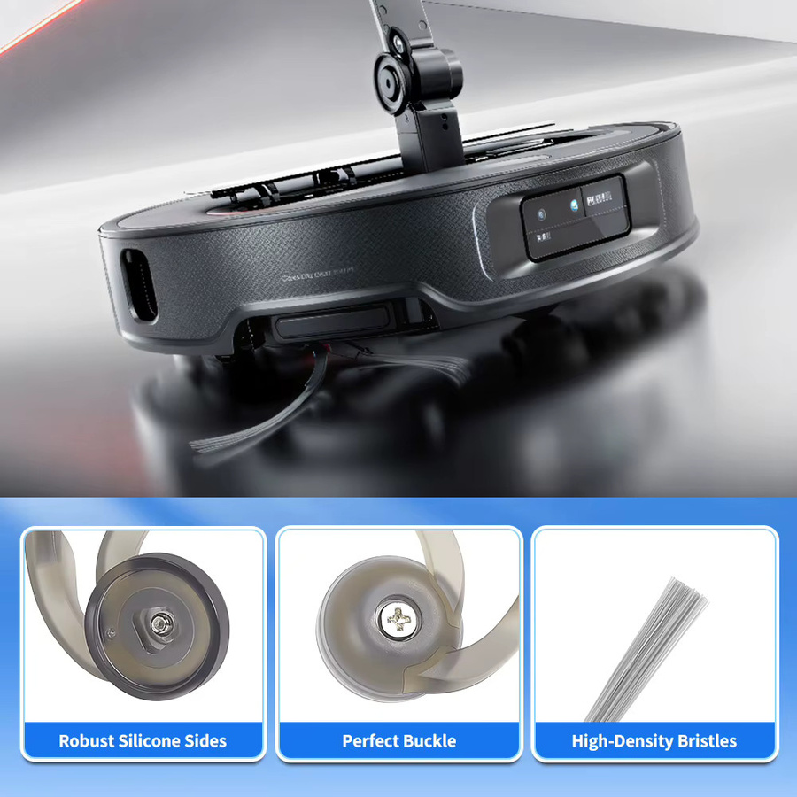 Roborock Seitenbürste aus Silikon für Roboterstaubsauger Saros Z70 G30 Space G20S Ultra P20 PRO P20 Plus Qrevo Curv Qrevo Edge Q7 TF Q7 M5 Q7 L5 - Bild 3