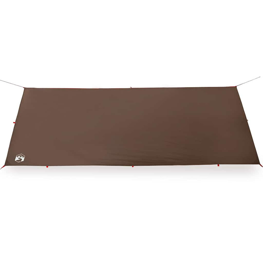 vidaXL Campingplane Wasserdicht Braun B: 506 cm, T: 306 cm - Bild 4