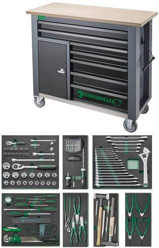 Stahlwille Werkbank in Anthrazit, B/T/H: 115,0 x 50,0 x 104,5 cm - Bild 1