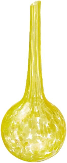 Relaxdays Bewässerungskugel aus Glas in Gelb für Topfpflanzen, 2er Set - Bild 1