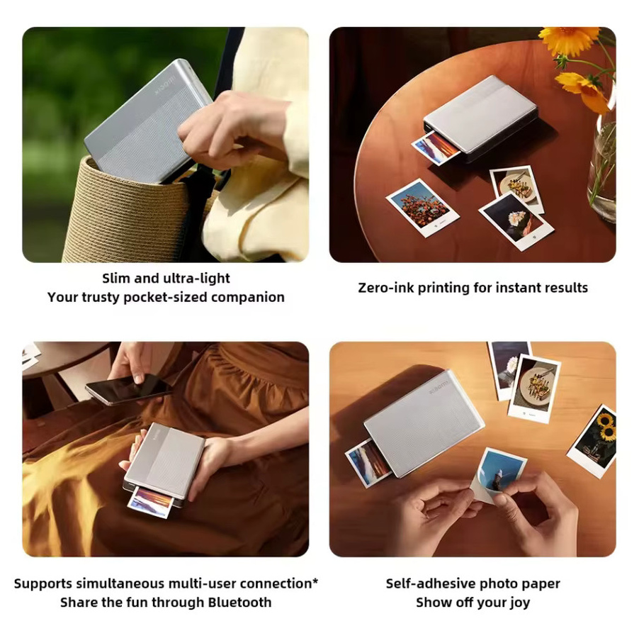 Xiaomi Tragbarer Fotodrucker 1S Bluetooth 5.2 Multifunktionaler Thermodrucker für Smartphone und Tablet - Bild 3