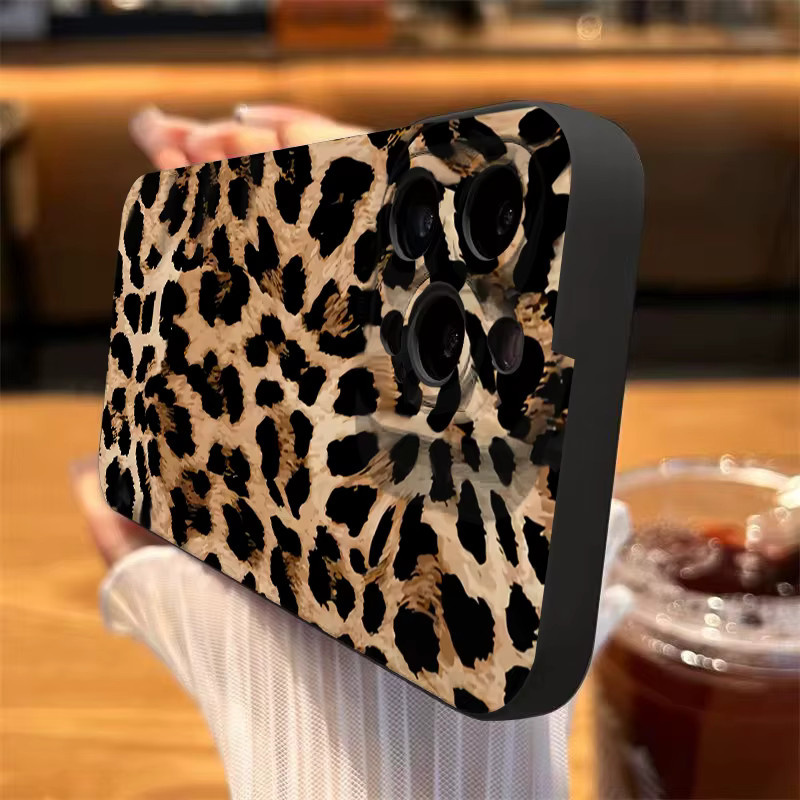 Samsung Smartphone Schutzhülle mit Leopardenmuster in Multicolour für Galaxy S26 Ultra, S25, S24, S23, S22 Plus, S21 FE sowie A56, A55, A36, A35, A54, A53, A34 - Bild 2