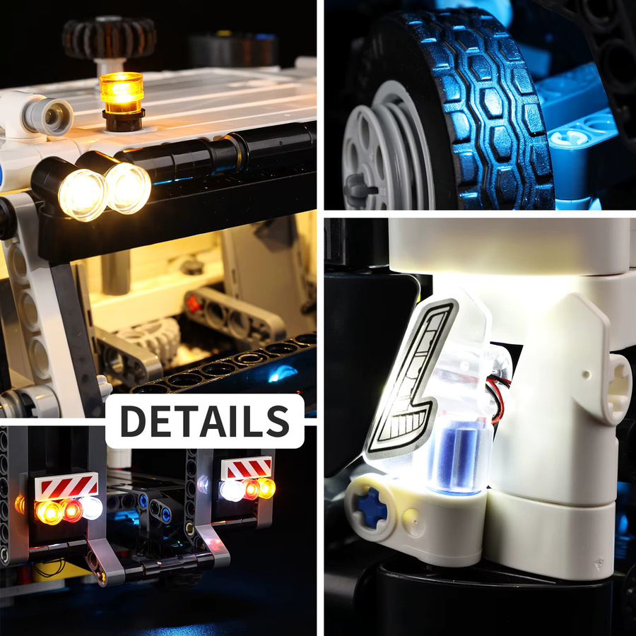 BlockGlow LED-Beleuchtungsset für LEGO Technic Volvo FMX Truck EC230 Elektrobagger 42175, Zubehör - Bild 4