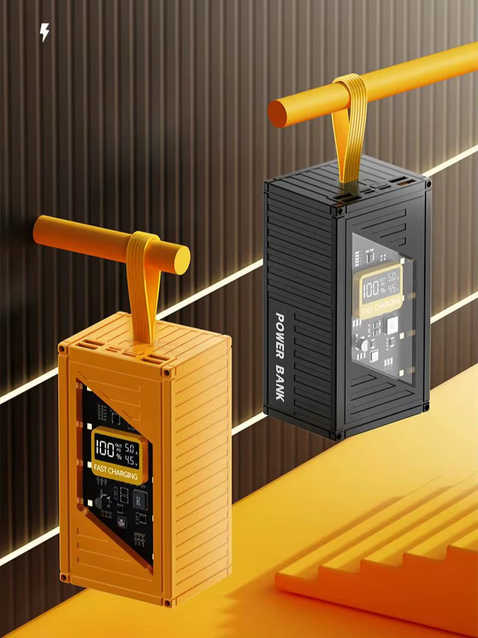 ROMOSS Powerbank mit 50000 mAh Kapazität und 120W Schnellladefunktion, weißes digitales Display, tragbare externe Batterie für iPhone und Huawei - Bild 2