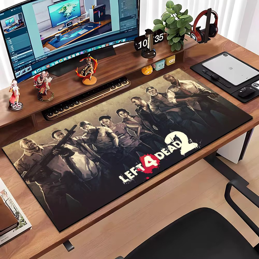 Potdemiel L-Left 4 Dead 2 Gaming-Mauspad, groß, rutschfest, Gummi, Schwarz/Mehrfarbig - Bild 2