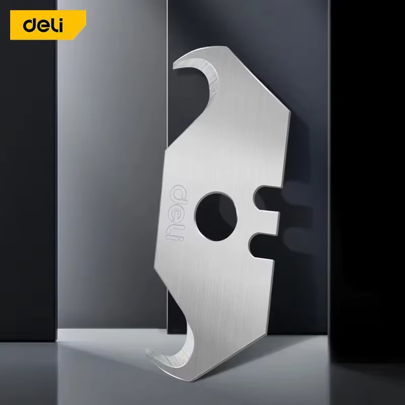 Deli Utility-Hakenklingen aus Carbonstahl in Silber für Teppich, Tapete und Dachmaterialien - Bild 2