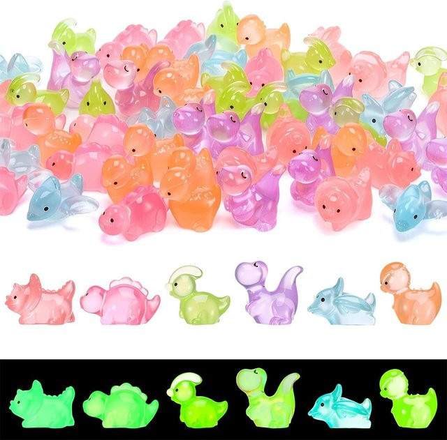 Yiran toy Dinosaurierfiguren Leuchten im Dunkeln 20-teiliges Set - Bild 1