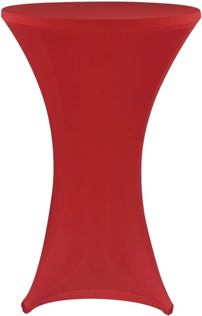 NYVI Stehtischhusse in Rot mit Stretch-Elastan-Material, B/H: 70-75 x 110-120 cm - Bild 1
