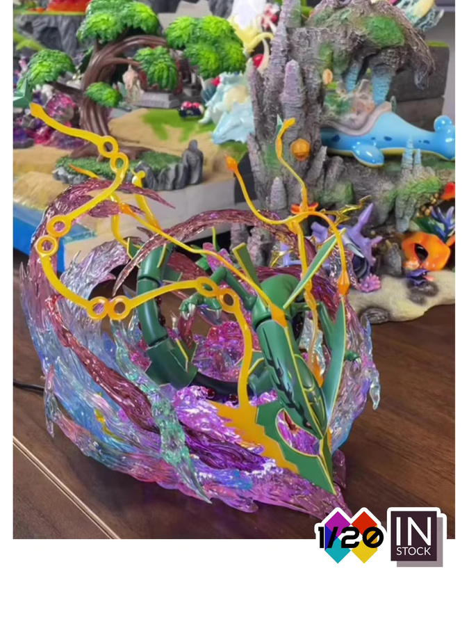 Re-ment Mega Rayquaza Split3-4, Pokémon, 1/12 Resin Scale World, Kunststoff - Bild 5