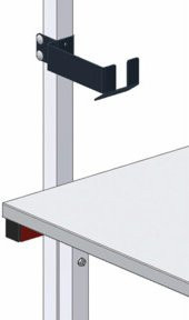 Rocholz SYSTEM 2000 Kleberollenhalter in Anthrazitgrau und Schwarz - Bild 1