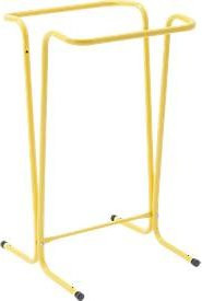 Stationärer Müllsackträger Mottez aus lackiertem Stahlrohr für 100/110 l Müllsäcke, Gelb, B: 45,0 cm, T: 46,0 cm, H: 75,0 cm - Bild 1