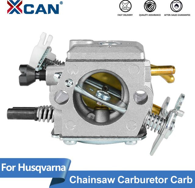 XCAN Vergaser für Husqvarna 362 365 371 372 372XP Kettensäge sowie Walbro HD-12 HD-6 Rasenmäher und Trimmer in Silber - Bild 1