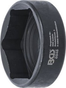 BGS Ölfilter-Schlüssel 6948 für Mercedes-Benz Actros, Atego, Axor und Econic mit Schlüsselweite 46 mm in Schwarz - Bild 1