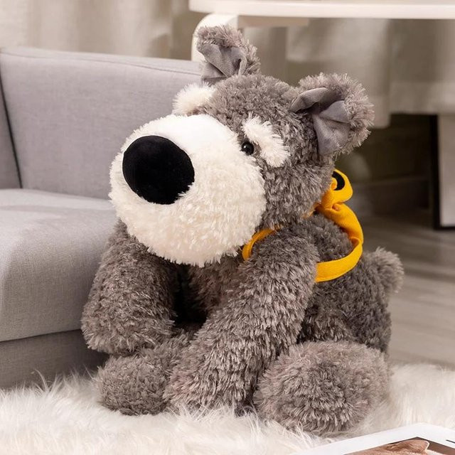 Kidsly Highland-Welpenpuppe, Hundeplüsch-Schlafkissen, 55cm, ab 14 Jahre - Bild 1