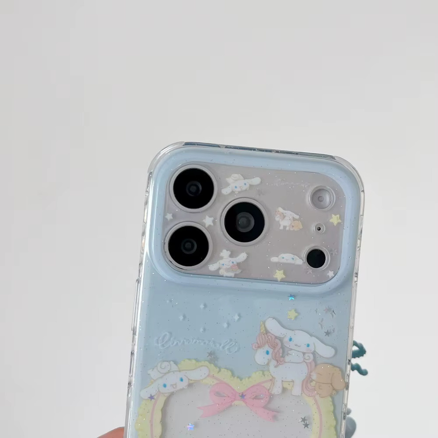 Sanrio Love Horse Riding Jade Guigou Handyhülle in Blau für iPhone 17 Pro Max, 16 Pro, 15 Pro und 14 Pro Max, stoßfeste Schutzhülle - Bild 4