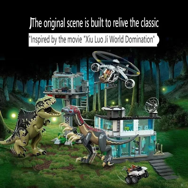 LEGO Jurassic Dinosaurier Südlicher Behemoth Drache und Sichel Drache Angriff, Bausteine, ab 6 Jahren - Bild 2