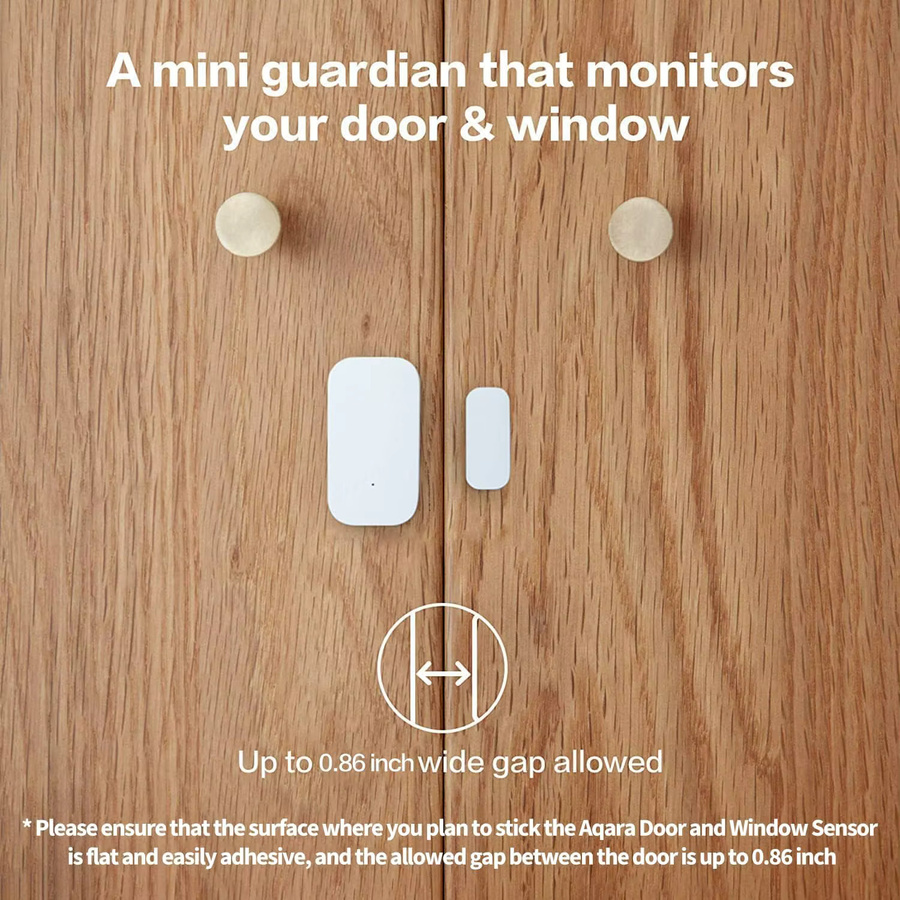 Aqara Tür- und Fenstersensor MCCGQ11LM Zigbee Smart Home Sensor in Weiß für Mi Home und HomeKit - Bild 2