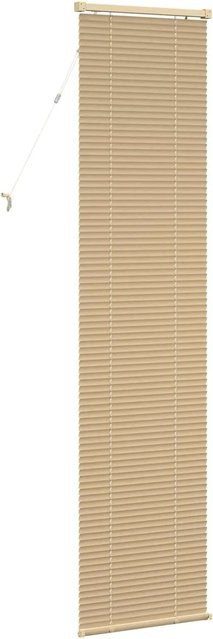 vidaXL Venetianer Jalousie Hellbraun mit Muster aus PVC, Breite: 50 cm, Höhe: 213 cm - Bild 1