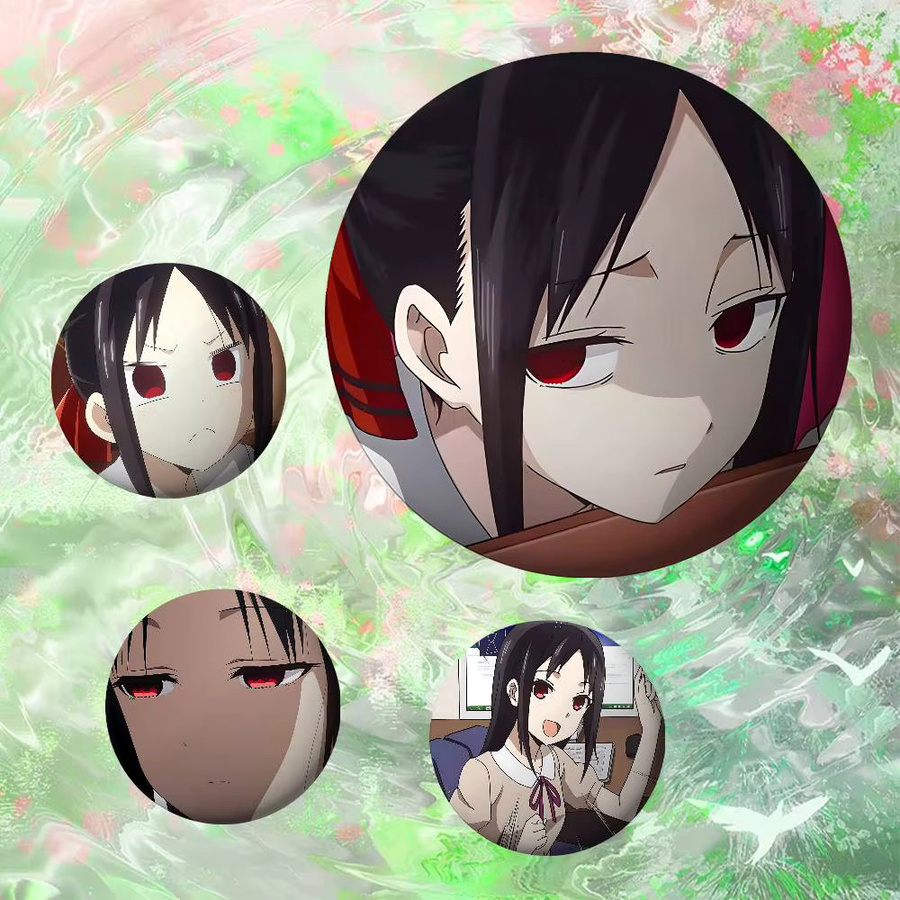 bilibili Brosche, Kaguya Shinomiya, runde Abzeichen - Bild 5