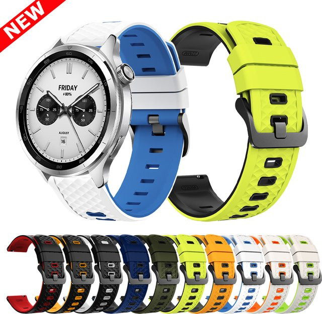 Xiaomi Uhrenarmband Silikon, 22 mm, Unisex, multicolour - Bild 1