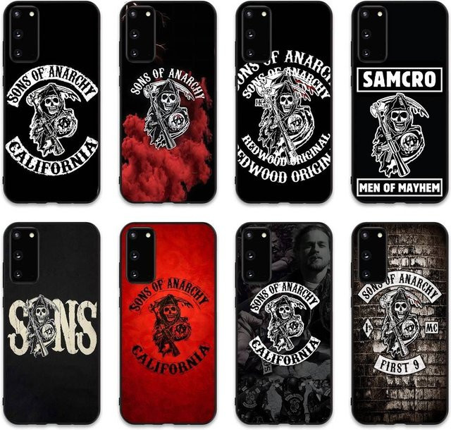 Handyhülle TV Sons Of A-Anarchy für Samsung Galaxy S24 FE, S25 Ultra, S20, S21, S22, S23, S24 und S22 Ultra 5G in Schwarz - Bild 1