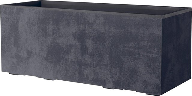 Deroma Pflanzkasten Millennium in Anthrazit, B/T/H: 99,3 x 39,0 x 37,6 cm - Bild 1