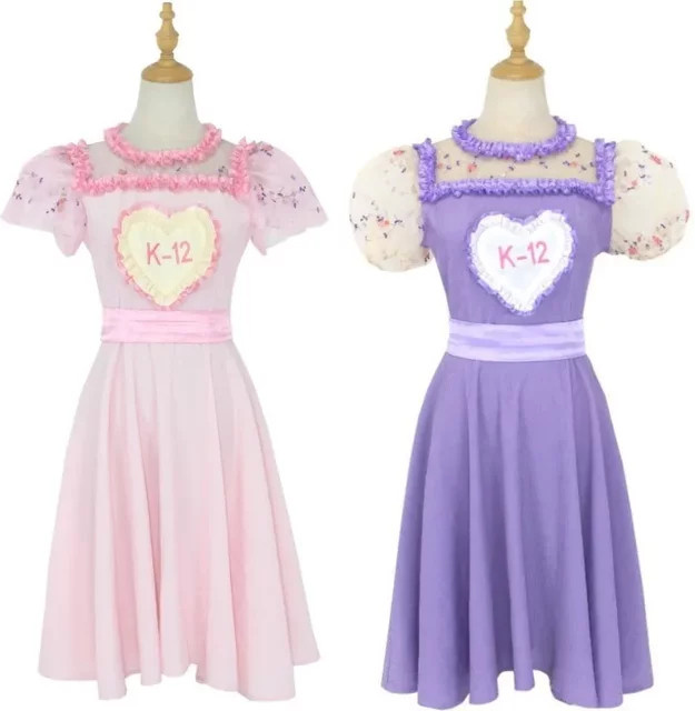 Cosfans Melanie Martinez K-12 Crybaby Angelita Cosplay Uniform, Kleid, Rosa Lila - Bild 1
