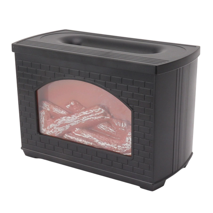 Schwarz Kaminflammen-Diffusor für ätherische Öle, elektrischer Desktop-Luftbefeuchter mit Nebelfunktion, 270 ml - Bild 3