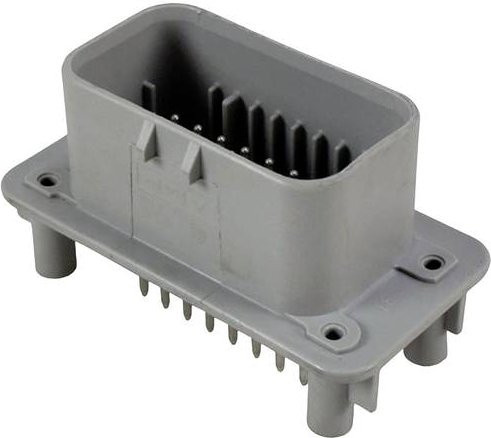 TE Connectivity Buchsengehäuse-Platine 776200-4 in Grau - Bild 1