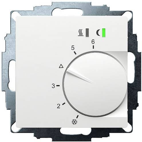 Eberle UTE 2500-24-RAL9016-M-55 Raumthermostat für Unterputz-Installation zum Heizen und Kühlen in Weiß mit Display - Bild 1