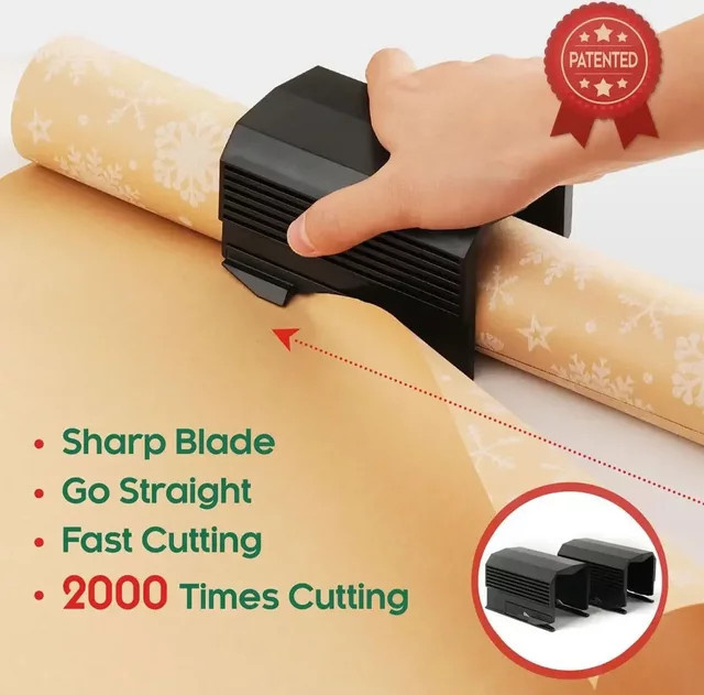 DUTRIEUX Manueller Papier Cutter mit Hochpräzise Klinge für Geschenkpapier und Scrapbooking in Grün - Bild 1