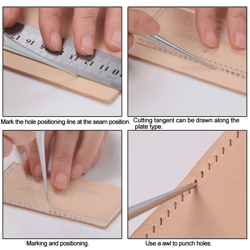 Leder-Ahle mit Holzgriff für Handnähte an Leder, Zelten und Schuhen zur Reparatur und für das Handwerk - Bild 2