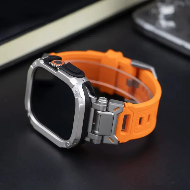 CAOWTAN Uhrenarmband und TPU-Hülle, Silikon, Apple Watch, Unisex - Bild 3