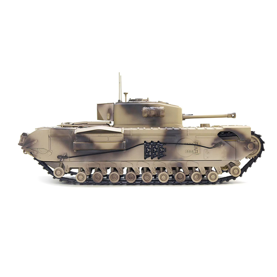 Tongde Churchill Mk.VII Militär Infrarot Kampfpanzer, 1:16, Metallketten, ferngesteuert - Bild 2