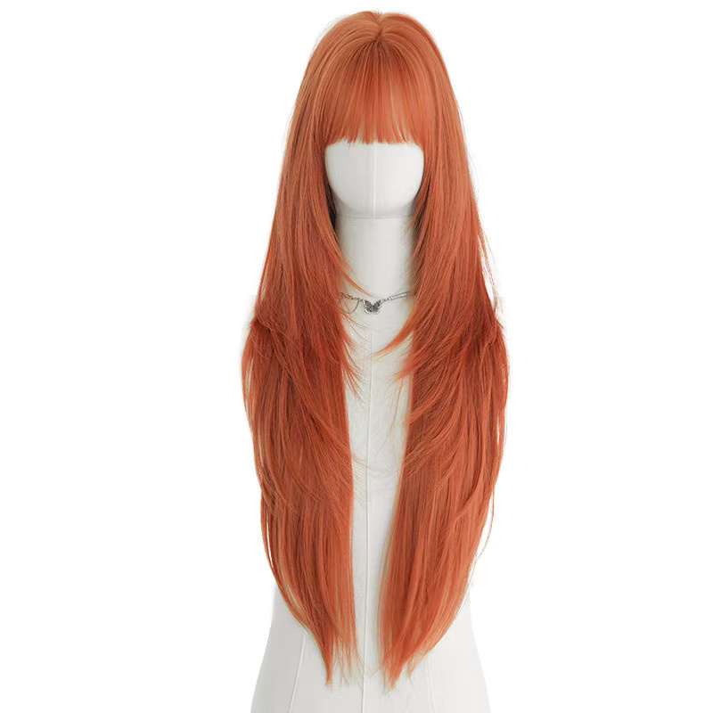 7JHH WIGS Perücke, orange, synthetisch, Damen - Bild 5